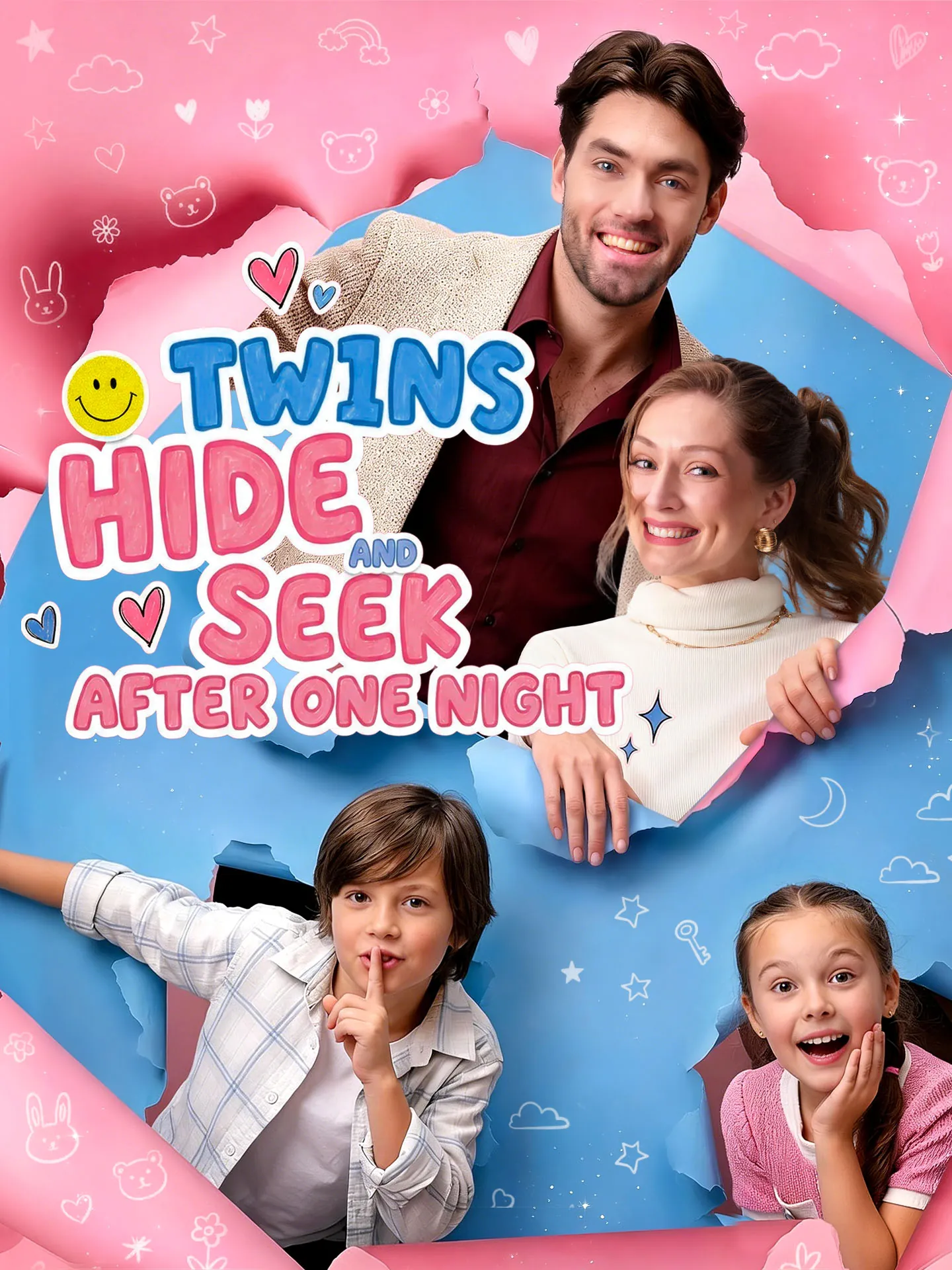Twins Hide and Seek After One Night